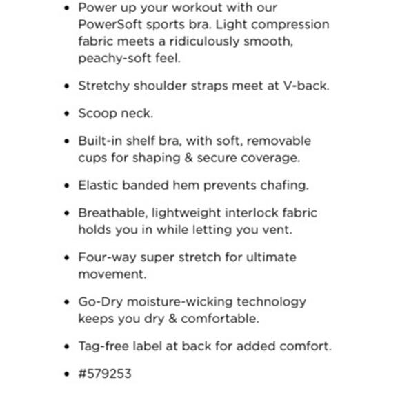 Old Navy Active Light Support PowerSoft Longline Sports Bra Black Zebra Small - Picture 7 of 8